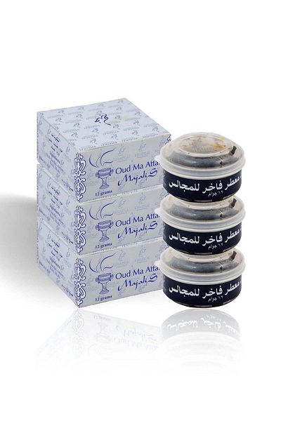 Khadlaj Oud Ma Attar Majalis 12g X 3 (3 in 1 Pack)
