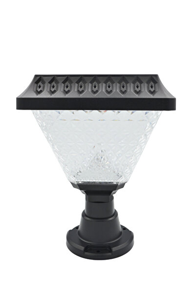 ZMR 30 WATT SET ÜSTÜ SOLAR APLİK SİYAH KASA BEYAZ RENK * KUMANDALI *