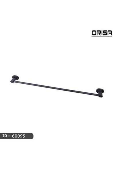 Orisa Single Black Towel Holder