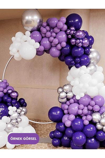Mielibon Pastel Purple Balloons 12 Inch Set of 50 – Bulk Party Birthday Wedding Decoration