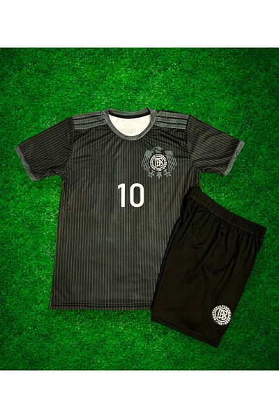 After Party Germany 2025-26 new season black jamal musiala away jersey (new) set of 4 vs atlet ag