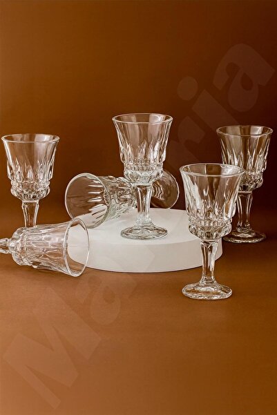 Maloria Stone Ayaklı Kahve Yanı Bardak - 140ml 6'lı