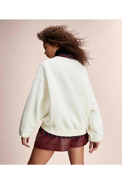 Tommy Hilfiger SUPER OVERSIZE BALLOON SLEEVE EMBROIDERED SWEATSHIRT