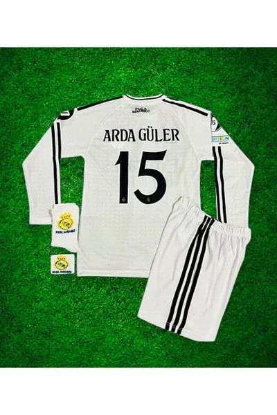 After Party R.E.A.L M.A.D.R.I.D 2024-25 New Season A.R.D.A G.Ü.L.E.R Long Sleeve Children's Jersey Set of 4 (Armali) Ag