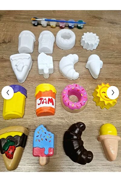 magnocandles Eğitici Etkinlik Taş Boyama Seti Yaz Neşesi 1 İki Boyutlu 7 cm 8...
