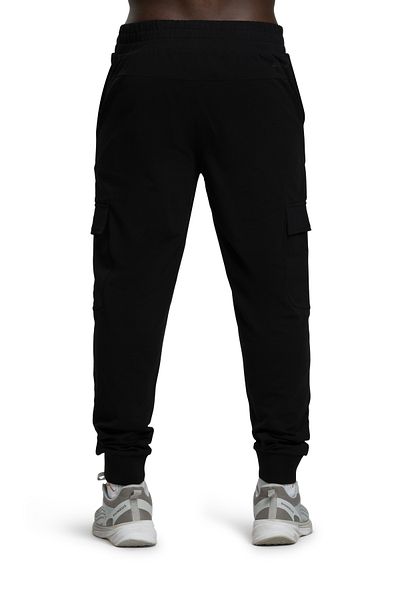 duneus Unisex French Terry Knitted Pants - Black
