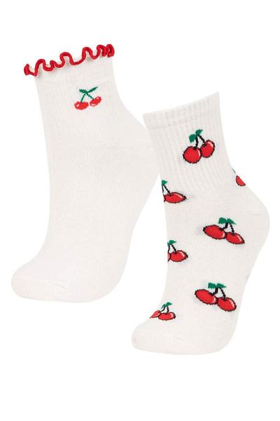 DeFacto New Season Women's 2-Piece Cotton Socks