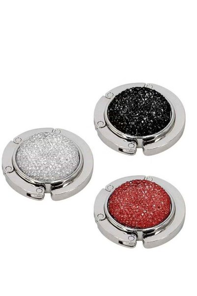 Generic Foldable Purse Hook, Floding Handbag Hanger Bling Rhinestone Bag Hold...