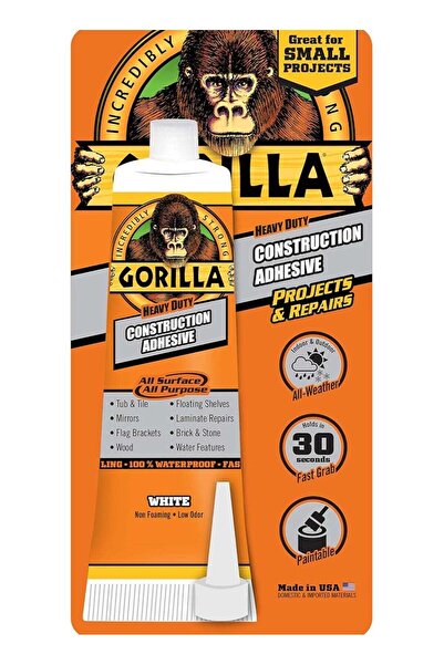 GORILLA Heavy Duty Construction Adhesive 2.5 Ounce