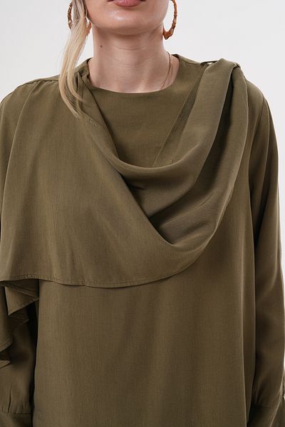 Marvella By Rasha Modern Drape Ensemble Set