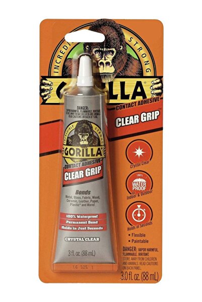 GORILLA Clear Grip Contact Adhesive 3 Ounce