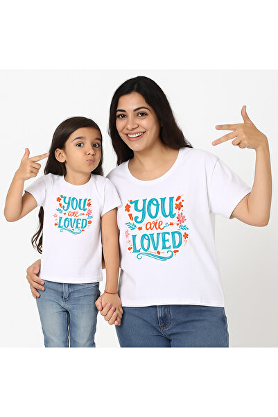 SVART WEAR Set de tricouri combinat Mama Mini Mamă Fiică Copil bumbac 100% tricou Twin (PRET SOLITAR)