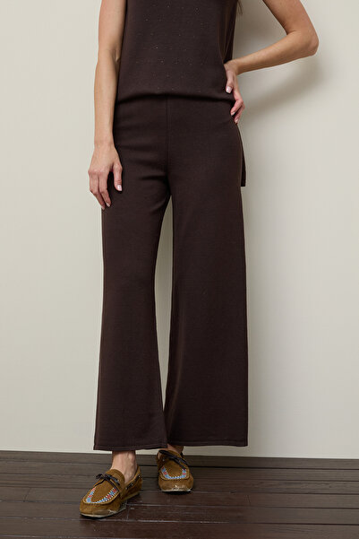 Serianno Yüksek Bel Bol Paça Pantolon