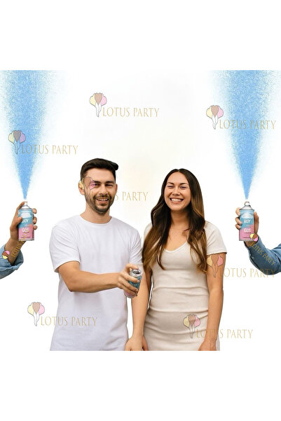 LOTUS PARTY Cinsiyet Belirleme Sprey - Mavi Renk Cisyet Belirler Sprey - Erke...