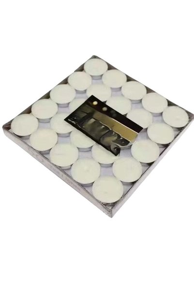 Generic Smokeless Tea Light Candles – 100-Pack Unscented – Long-Burning for W...