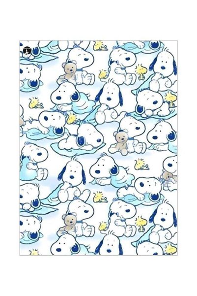 Generic Themed Metallic Plate White/Beige/Blue 20x15cm