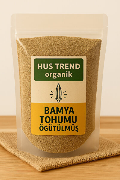 Hus Trend Bamya Tohumu Toz 100 Gr Taze Katkısız Organik ve Doğal Bamya Tohumu...