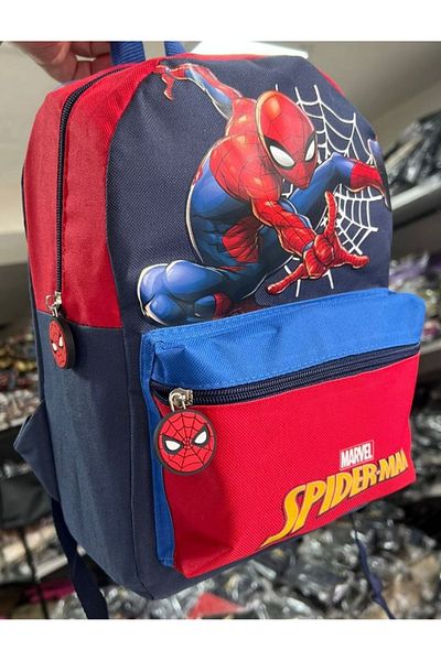 DerinHome Spdrmn Spider Man Nursery Kindergarten Mini Children Backpack 0-8 Years Double Eyed School Bag New Season