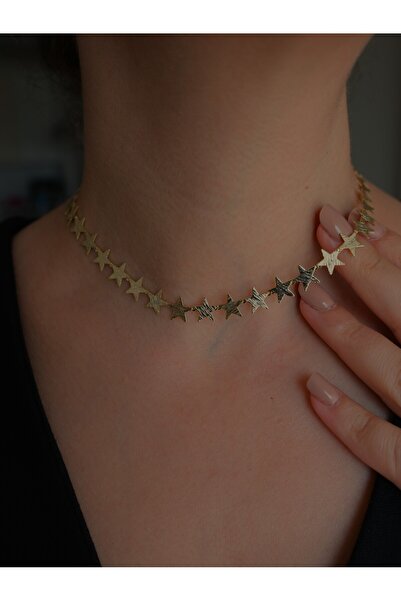 saaden jewelry SAADEN YILDIZ SIRALI KOLYE