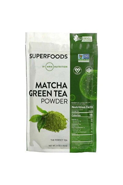 MRM Raw Matcha Green Tea Powder 6 Oz 170 G