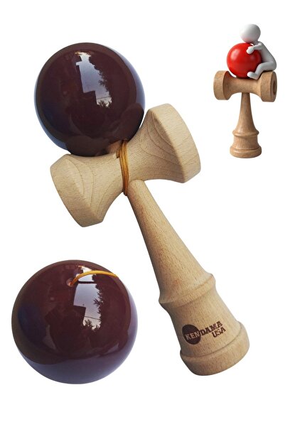 BV Kendama profesională, minge de lemn + autocolant pentru telefon, 122KD