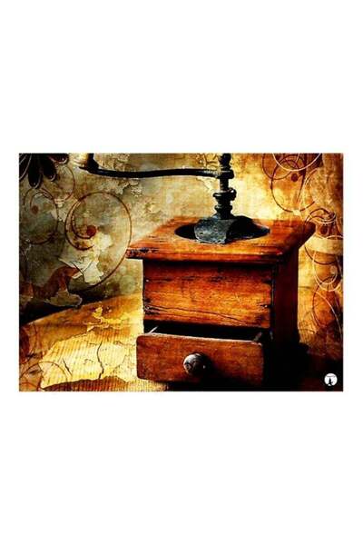 Generic Decorative Themed Metallic Plate Brown/Yellow/Black 20x15cm