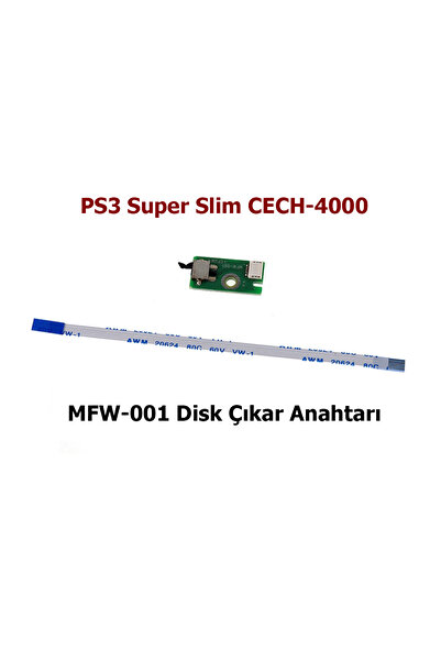 POPKONSOL PS3 Super Slim Disk Çıkar Anahtarı MFW-001 Yedek Parça Playstation 3 CECH-4000 Serisi