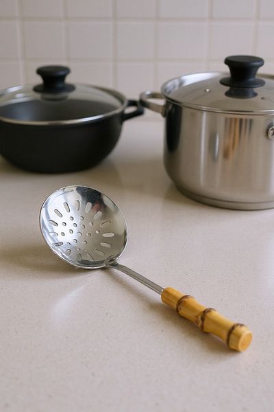 Bambum Mundo - Bamboo Handle Spoon Strainer 33,5*11,5cm