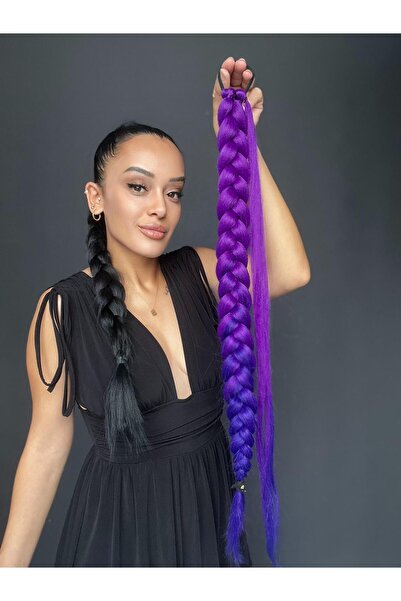 Suzan Peruk Örgü At kuyruğu Uzun(videolu) Saçına Ör ve Çık Uzun Örgü At kuyru...