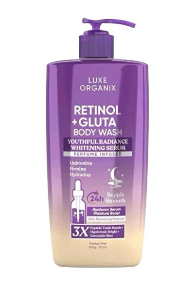 LUXE ORGANIX غسول الجسم بالريتينول والغلوتا