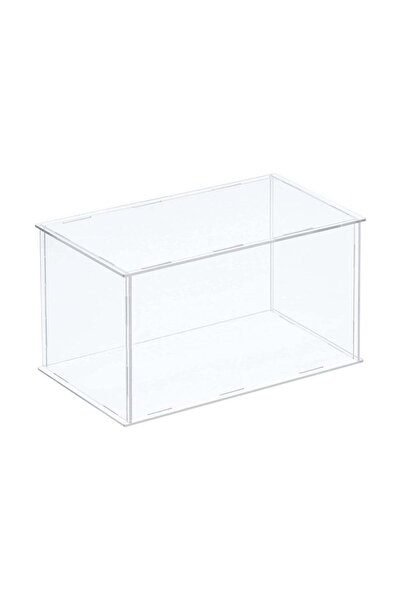 Generic Acrylic Display Case Plastic Box Clear Assemble Dustproof Showcase 14...