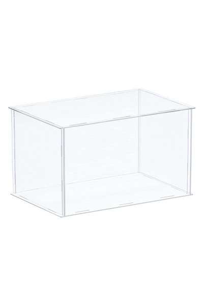 Generic Acrylic Display Case Plastic Box Clear Assemble Dustproof Showcase 14...