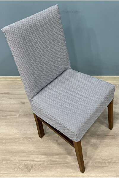 zilale HOME- Sandalye Kılıfı, Sandalye Örtüsü, Lastikli,likralı Yıkanabılır 6 Adet sandalye örtüsü