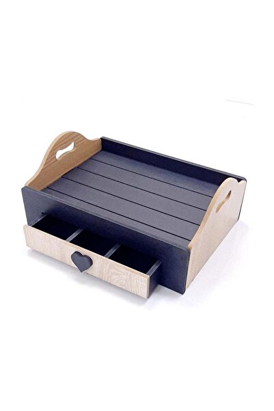 Generic Distinctive Serving Tray with Candy Storage Drawer – Ideal for Servin...