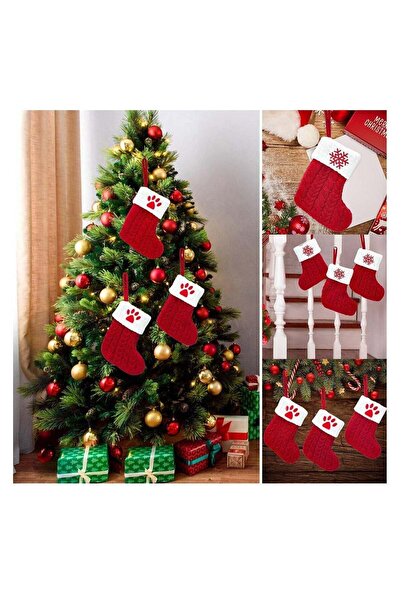 Generic Christmas Stockings Christmas Sock Ornaments Mini Cute Kids Gift Candy Stocking Bags Christmas Deco