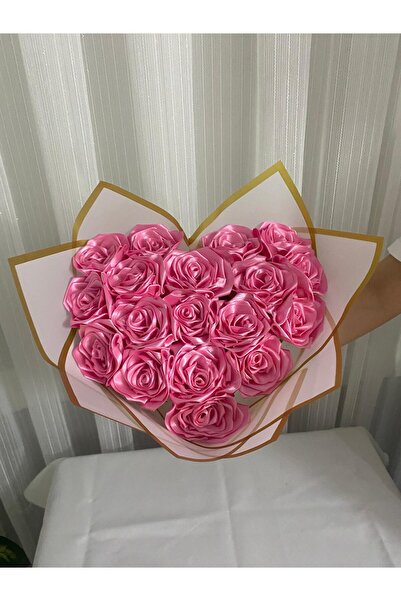 Yıldızköşesi Buchet de flori cu inimă Buchet artificial cu inimă Buchet de trandafiri care nu se estompează (NU ESTE SCRIT)