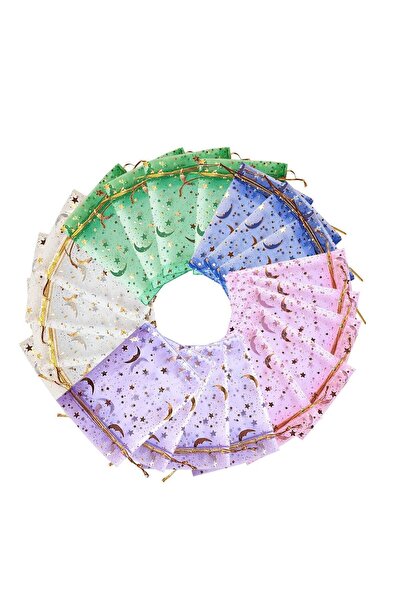 Generic Moon Star Organza Jewelry Candy Pouch, Gift Bags Pouches for Wedding ...