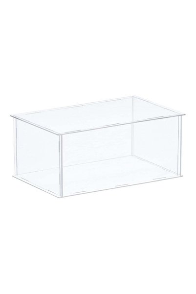 Generic Acrylic Display Case Plastic Box Clear Assemble Dustproof Showcase 14...