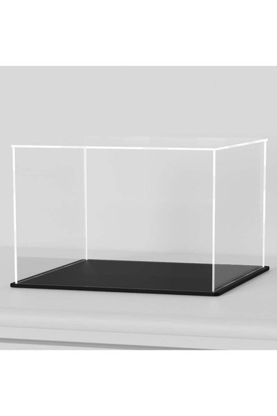 Generic Acrylic Display Case for Full Size Football, Clear Dust-Proof Case wi...
