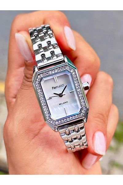 Ferrucci Women's Wristwatch Original Watch New Model Steel Cord Waterproof Bracelet Gift