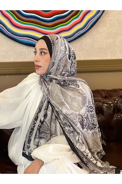 Modakaşmir Lipa Pattern Bamboo Shawl