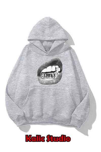 Kalic Studio Grillz Oversize Sweatshirt Gray