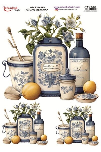 İstanbul Hobi Pirinç Dekopaj Kağıdı 30x42cm PT-1740