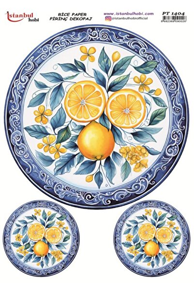 İstanbul Hobi ورق ديكور نحاسي 30×42 سم PT-1404