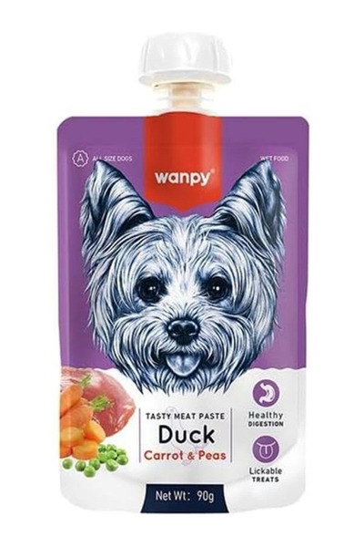 AyrStore Wanpy fresh duck carrot dog meat paste 90gr