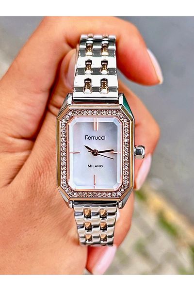 Ferrucci Women's Wristwatch Original Watch New Model Steel Cord Waterproof Bracelet Gift