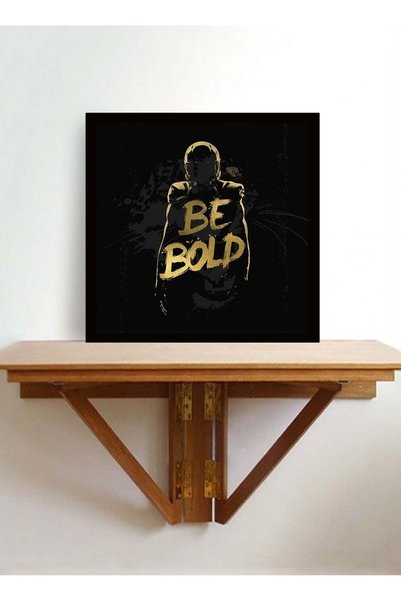 Generic Wall Posters with Be Bold Quote Artwork and Black Frame - Wall Arts H...