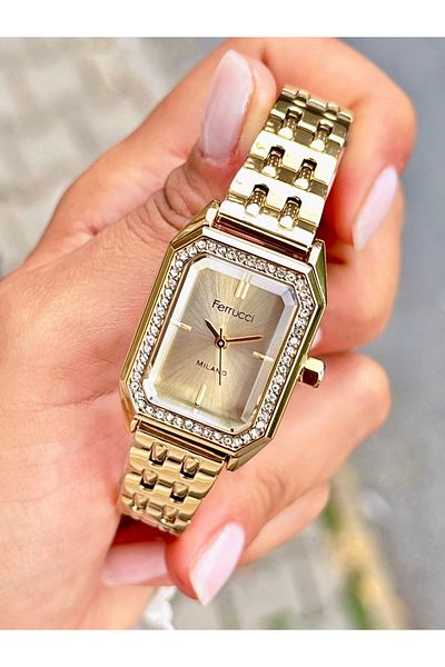 Ferrucci Women's Wristwatch Original Watch New Model Steel Cord Waterproof Bracelet Gift