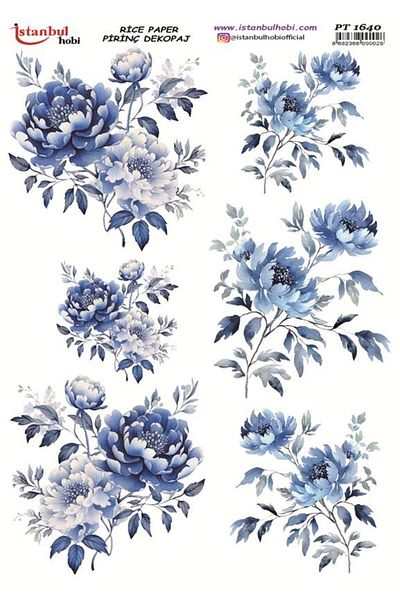 İstanbul Hobi Brass Decopage Paper 30X42Cm Pt-1640