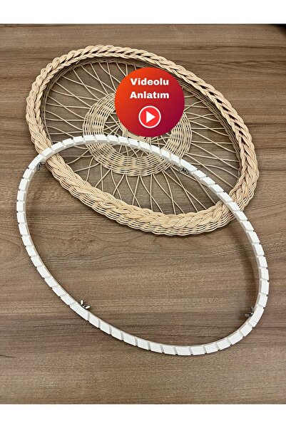 Petek Rattan Elips (Oval) Rattan Tepsi Kalıbı – Pla Malzeme – Videolu – Kağıt...
